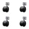 Service Caster 3'' Nylon Twin Wheel Casters with Side Mounting Bracket , 4PK SCC-UHGR02S75-NYS-716-4-CB180-4 - alternate 1